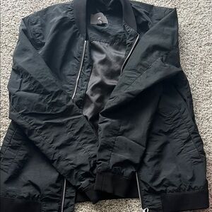 H&M Classic Black Bomber Jacket